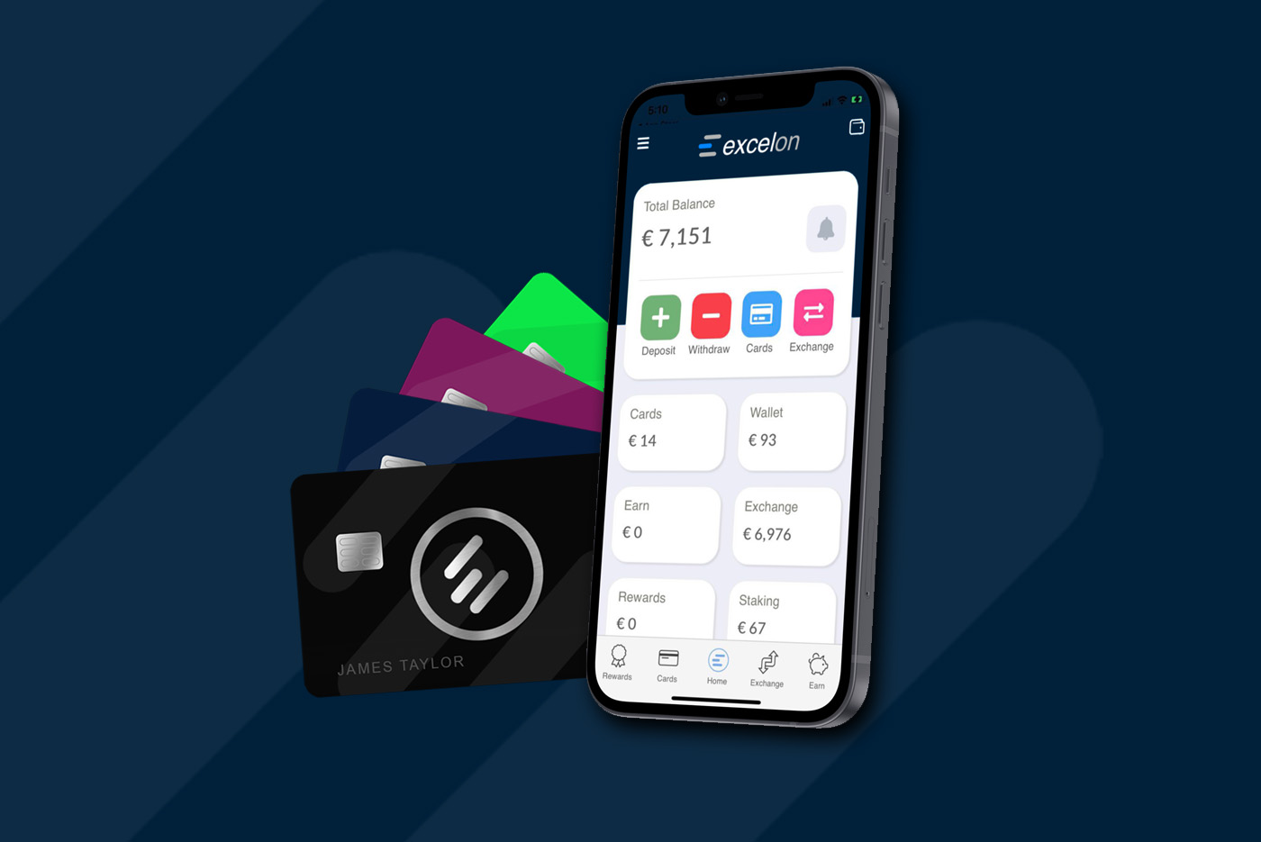 Excelon Mastercard - Excelon App - IBAN - Payments
